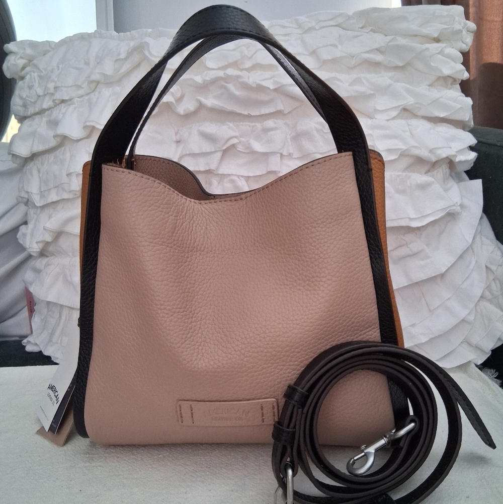 American Leather Co Auburn 2.0 Convertible Triple Entry Satchel